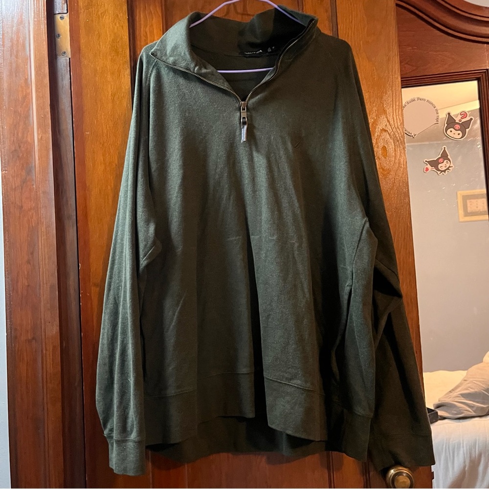 Green Nautica Quarter Zip